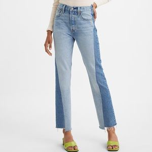 LEVI’S 501 SPLICED JEANS